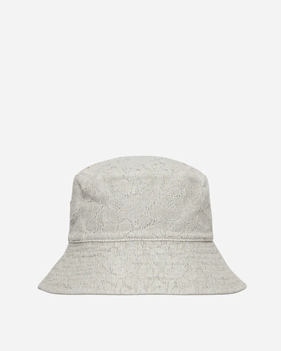 Shop Guess Usa Lace Bucket Hat Alabaster In White