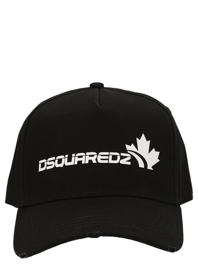 Shop Dsquared2 Logo Cap In Black