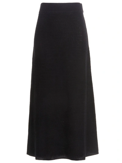 Shop Loulou Studio 'manta' Skirt In Black