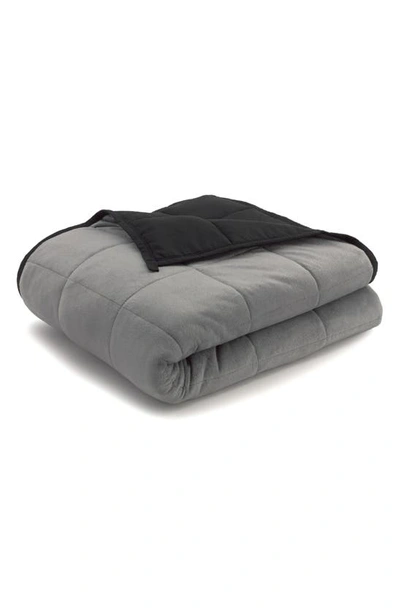 Shop Ella Jayne Home Weighted Blanket In Grey/black