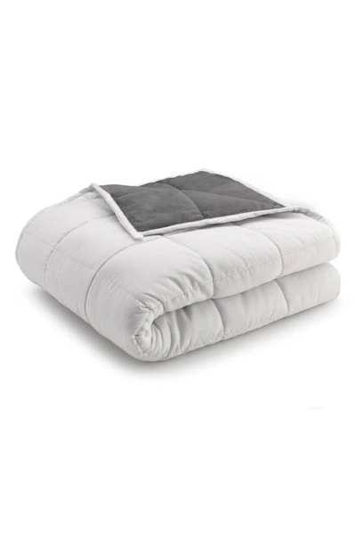 Shop Ella Jayne Home Weighted Blanket In Grey/white