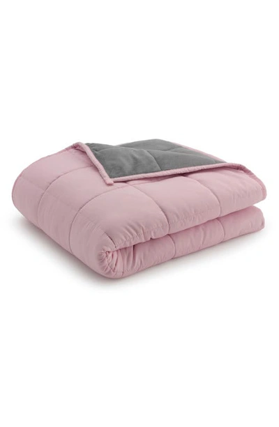 Shop Ella Jayne Home Weighted Blanket In Grey/pink
