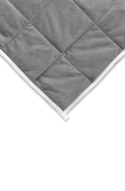 Ella Jayne Home Weighted Anti-anxiety Blanket In Grey/white