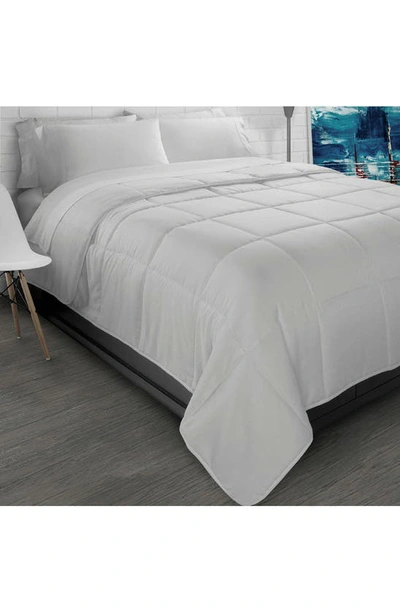 Ella Jayne Home Black All-season Super Soft Triple Brushed Microfiber Down-alternative Comforter In White