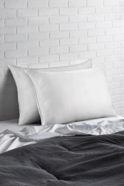 Shop Ella Jayne Home Signature Plush Medium Density Allergy-resistant Down Alternative Pillow, Set Of 2 In White
