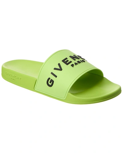 Shop Givenchy Rubber Slide In Green