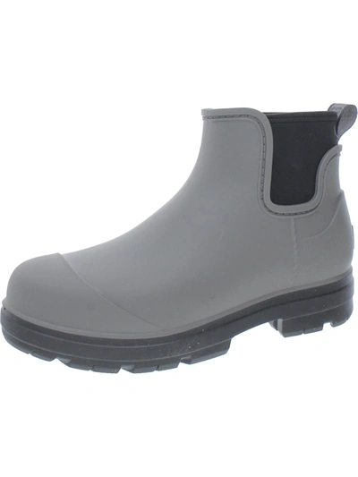 Shop Ugg Droplet Womens Pull On Outdoors Rain Boots In Grey