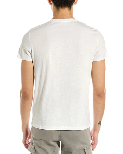 Shop Balmain Logo T-shirt In White