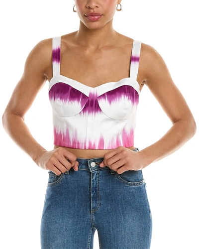 Shop Amur Callie Top In Purple