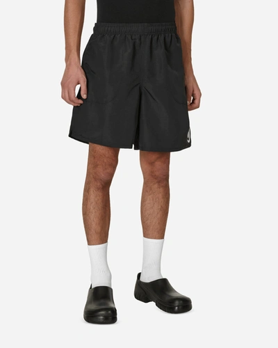 Shop Stussy Curly S Water Shorts In Black