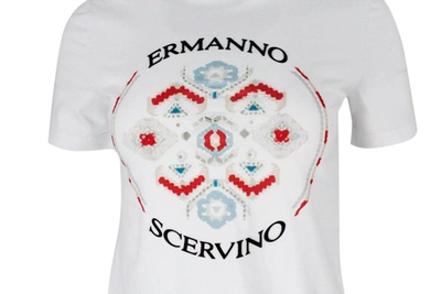 Shop Ermanno Scervino T-shirts And Polos In White