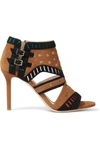 TAMARA MELLON Arizona Laser-Cut Suede Sandals