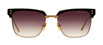 Shop Dita Firaz Dts431-a-01 Clubmaster Sunglasses In Grey