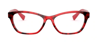 Shop Valentino Va 3056 5020 Cat Eye Eyeglasses In Clear