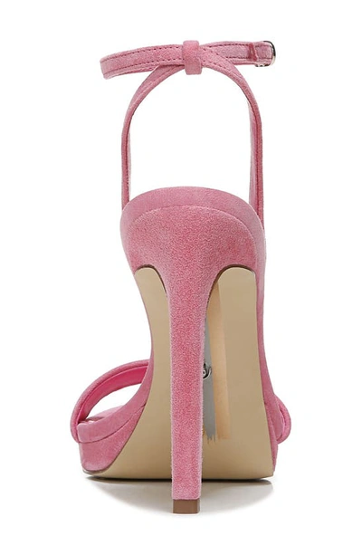 Shop Sam Edelman Jade Ankle Strap Sandal In Carmine Rose