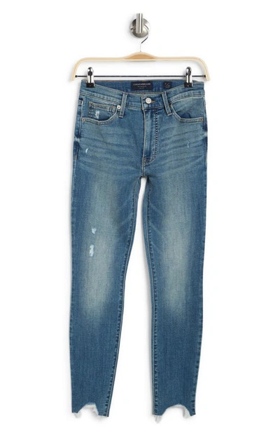 Shop Lucky Brand Bridgette Ripped High Waist Skinny Jeans In Allyson Ch