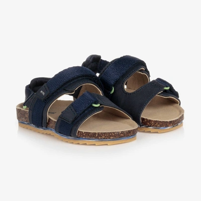 Shop Mayoral Baby Boys Blue Velcro Sandals