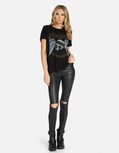 Lauren Moshi X Edda X Aerosmith Skull In Black