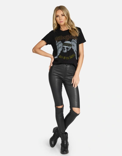 Lauren Moshi X Edda X Aerosmith Skull In Black