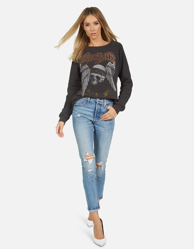 Lauren Moshi X Noleta X Aerosmith Skull In Onyx
