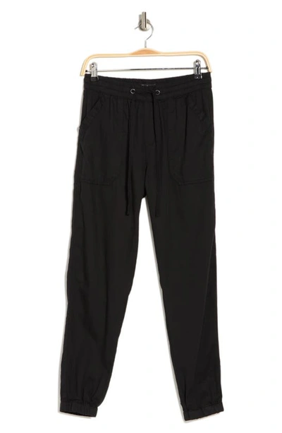 Shop Supplies By Union Bay Emily Drapey Twill Joggers In Black