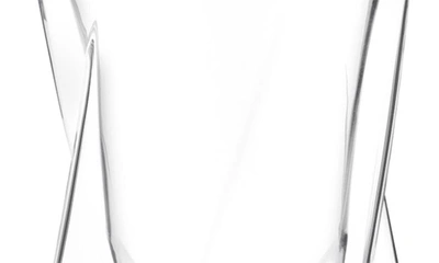 Joyjolt Lacey Double Old Fashioned Glass In Clear
