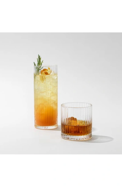 Joyjolt Elle Whiskey Glasses In Clear