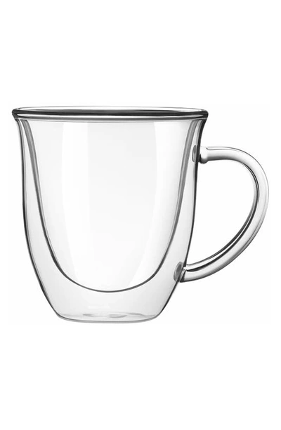 Shop Joyjolt Serene Drinking Mugs In Clear
