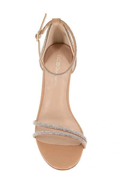 Bcbgeneration Jadie Ankle Strap Sandal In Tan