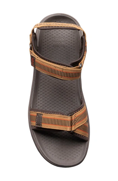 Nunn Bush Huck Sport Sandal In Tan Multi