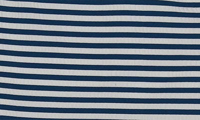 Shop Splendid Kids' Seersucker Stripe One-piece Swimsuit In Navy