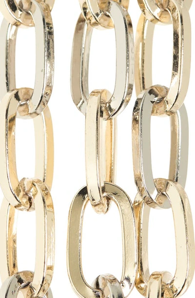Kate Spade Two-tone Charm Chain Belt In Gold Multi