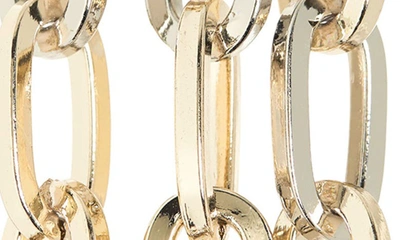 Kate Spade Two-tone Charm Chain Belt In Gold Multi
