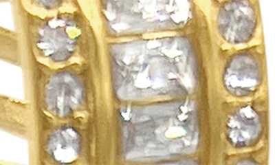 Shop Adornia 14k Yellow Gold Vermeil Water Resistant Crystal Hoop Earrings