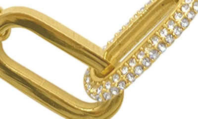 Adornia Pavé Link Pendant Necklace In Gold