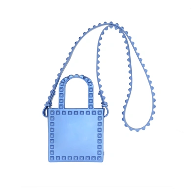 Shop Carmen Sol Alice Mini Shoulder Bag In Baby Blue