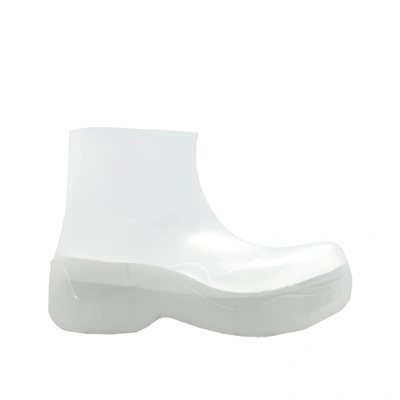 Shop Bottega Veneta Puddle Rain Boots In White