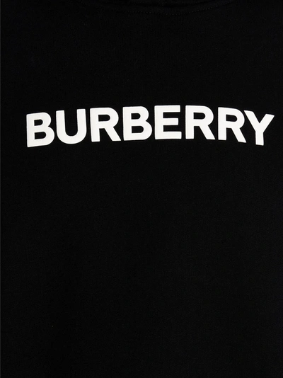 Shop Burberry 'ansdell' Hoodie In Black