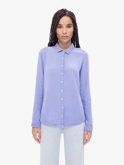 Shop Xirena Scout Shirt Perri (also In X, M,l, Xl) In Purple