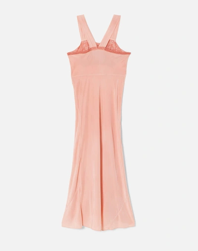 Shop Marketplace 40s Silky Rayon Slip Dress In Pink