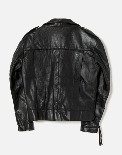 Shop Marketplace 80s Mexico Leather Moto Jacket In Black