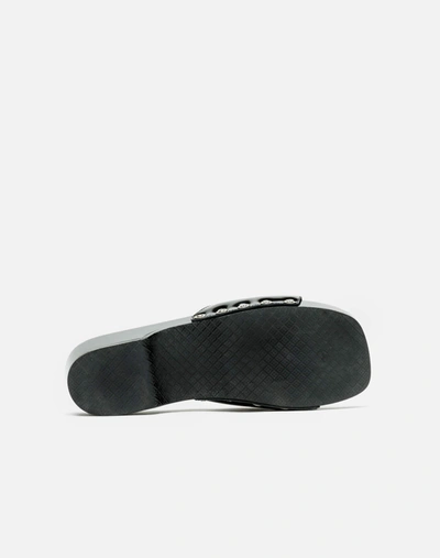 Shop Re/done Scholl Clog Sandal In Black Patent