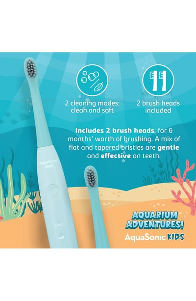 Shop Aquasonic Aquarium Adventures Kids Toothbrush Set In Seahorse