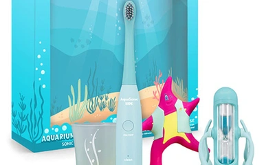 Shop Aquasonic Aquarium Adventures Kids Toothbrush Set In Starfish