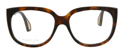Shop Gucci Gg0470o 002 Cat Eye Eyeglasses Mx In Clear