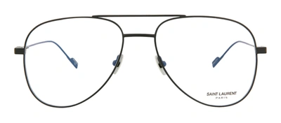 Shop Saint Laurent Sl 195t 002 Aviator Eyeglasses Mx In Clear