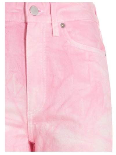 Shop Alessandra Rich Flared Jeans In Pink