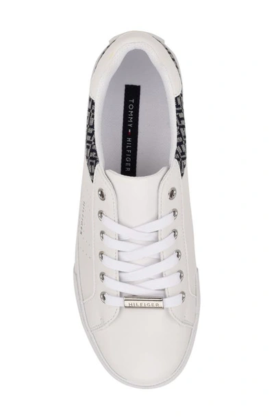 Shop Tommy Hilfiger Logo Panel Fashion Sneaker In Whi05