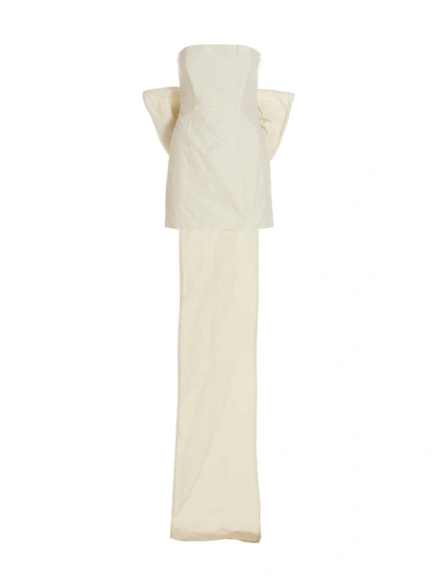 Shop Rotate Birger Christensen 'plisse Taft Mini' Dress In White