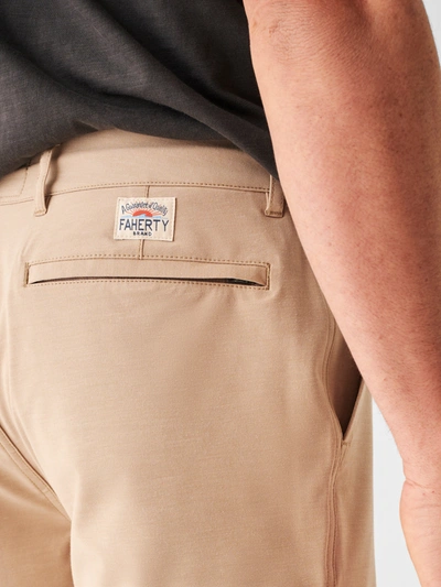 Faherty All Day Shorts (9" Inseam) In Khaki